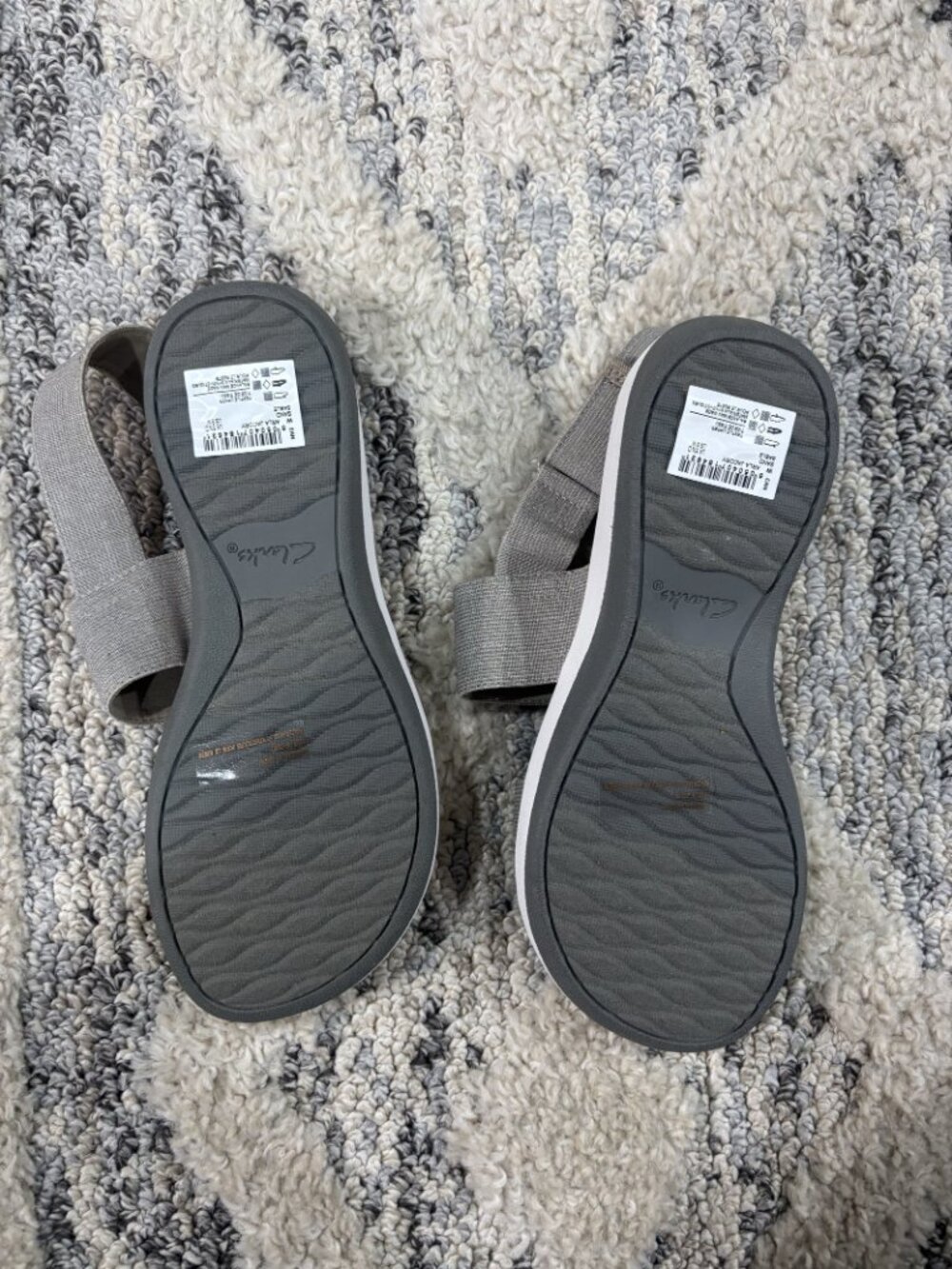 Clarks Cloudsteppers Arla Jacory Sandals Sand Size 8 M - Picture 3 of 4
